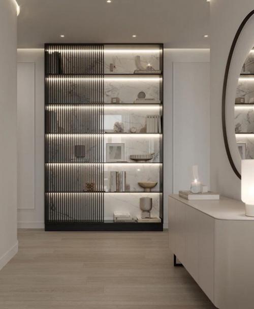 В этой небольшой гостиной важно было создать стильный интерьер с минимумом мебели и аксессуаров. 03