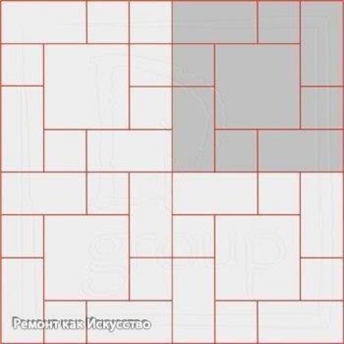 Варианты укладки плитки и керамогранита. 03