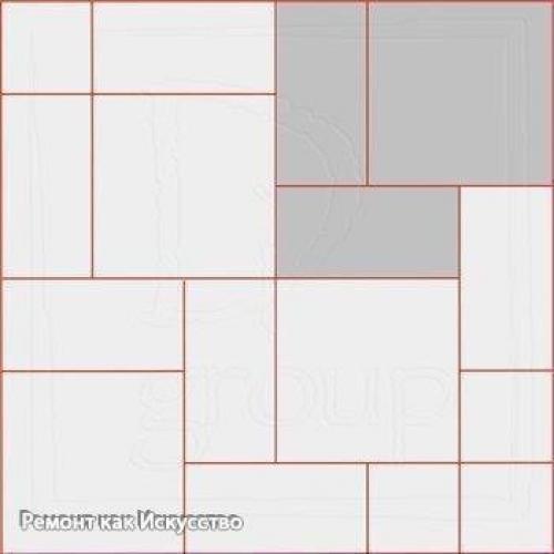 Варианты укладки плитки и керамогранита. 01