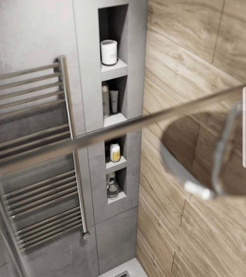 Проект ванной комнаты с душевой. 01