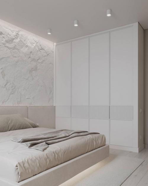 Вдохновляющая спальня в светло-бежевых тонах! 06