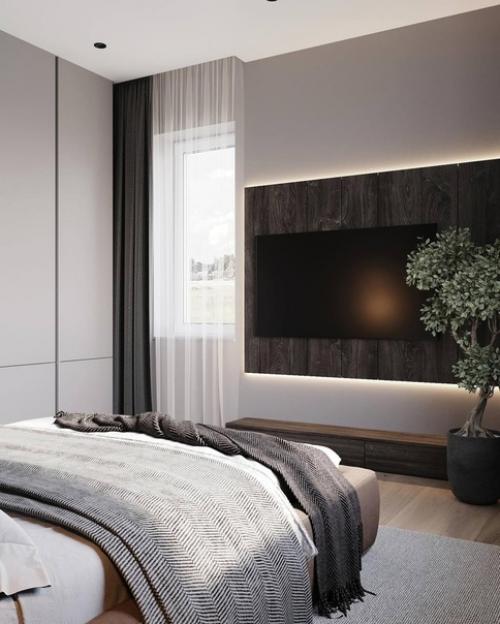 Хорошо обустроенная спальня с правильной мебелью и матрасом способствует здоровому и комфортному сну. 01