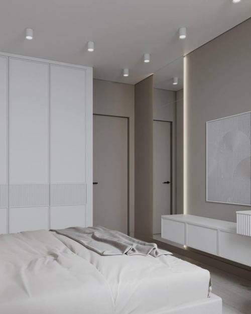 Вдохновляющая спальня в светло-бежевых тонах! 03