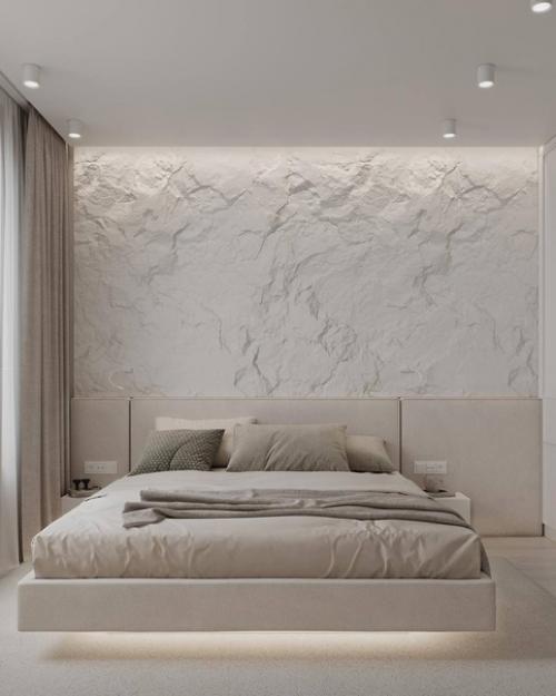 Вдохновляющая спальня в светло-бежевых тонах! 02