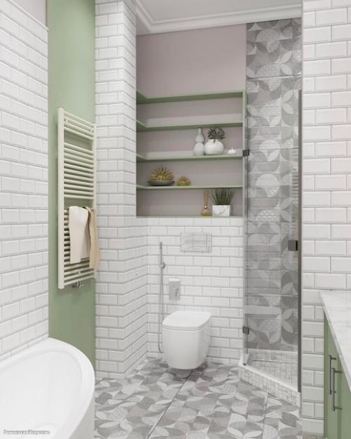 Дизайн - проект квартиры в очень нежной цветовой гамме. 07