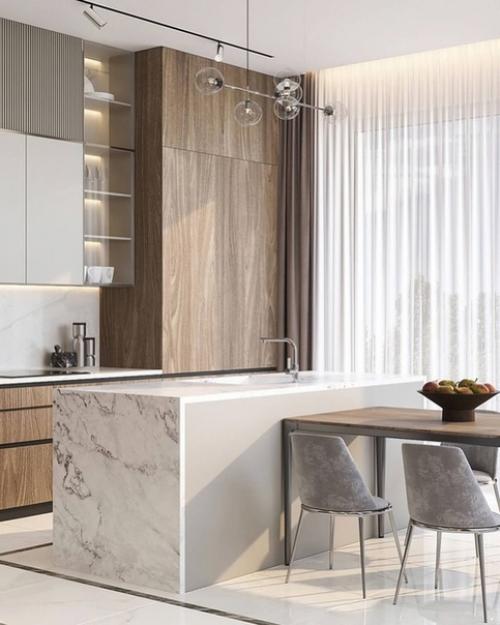 Интерьер загородного дома для постоянного проживания. 03