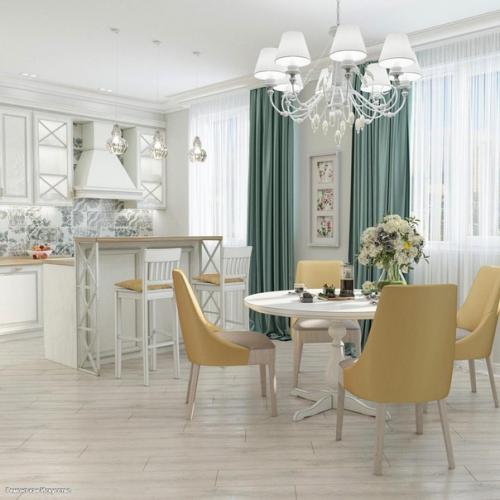 Дизайн - проект квартиры в очень нежной цветовой гамме. 03