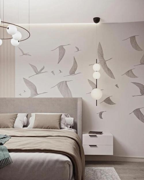 Замечательный дизайн - проект спальни. 05