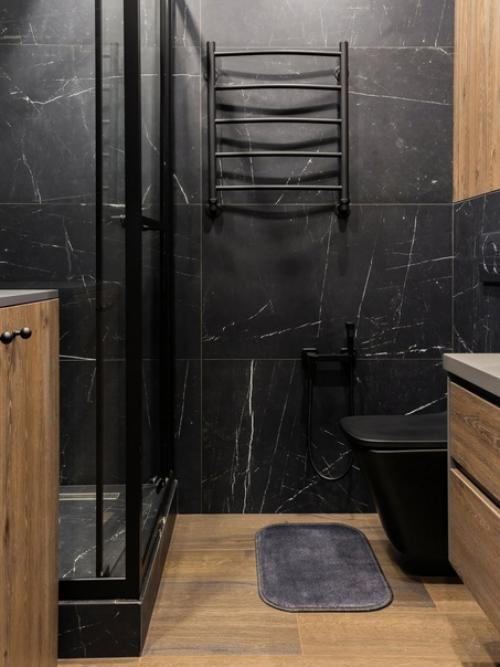 Интерьер квартиры, выполненный в нестандартных цветах. 06