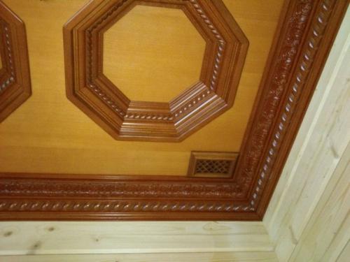 Еще одна наша работа кессонные потолки различного вида были изготовлены и смонтированы в верхнем услоне. 03