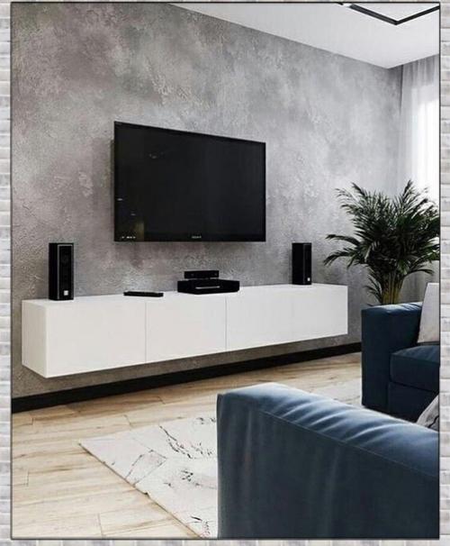 Стильные варианты. Оформления тв - зоны. 06