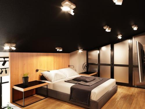 Дизайн - проект двухуровневой квартиры в стиле лофт для холостяка. 03