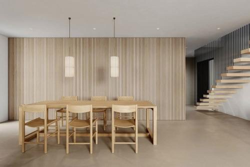 Проект дома для любителей минимализма и натурального дерева. 02