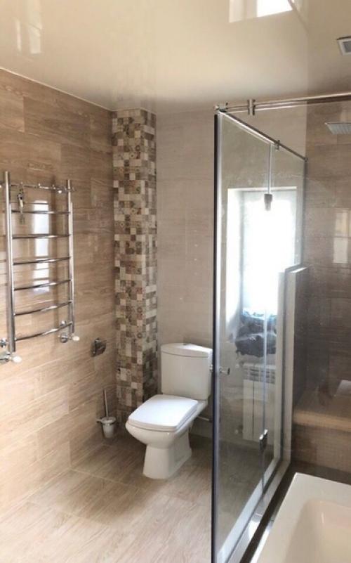 Ремонт в ванной закончил. 04