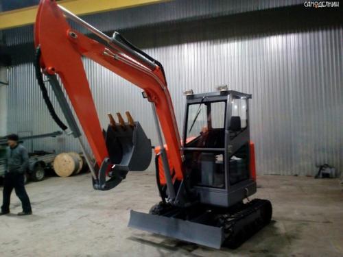 Вот такой мини экскаватор своими руками. 05