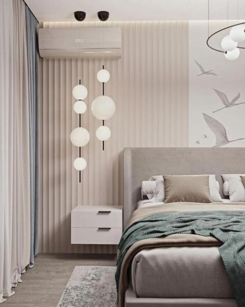 Замечательный дизайн - проект спальни. 02