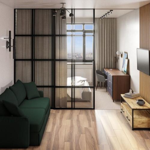 Замечательный дизайн - проект однушки, площадью 41 кв. 02