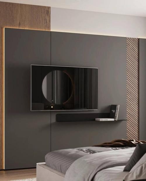 Интерьер спальни отражает стиль и предпочтения владельцев, создавая уютную обстановку для отдыха и релаксации. 04