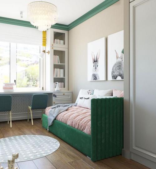 Замечательный проект детской комнаты для маленькой принцессы. 01