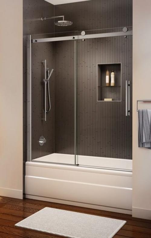 Стеклянные шторки для ванной могут стать прекрасной альтернативой привычным занавескам из полиэтилена. 05