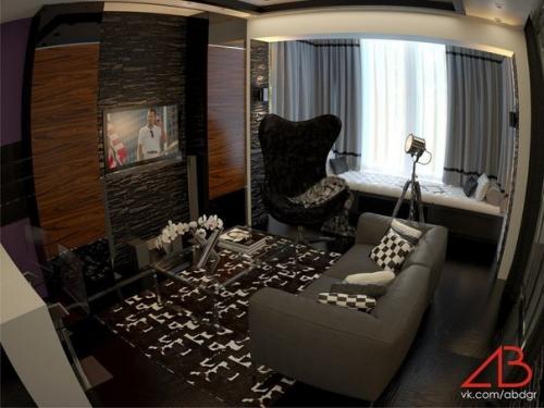 Холостяцкие апартаменты 1 к. кв. 03