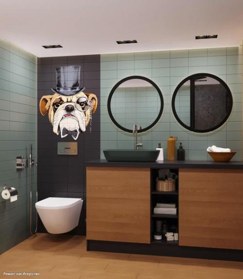 Дизайн - проект двухуровневой квартиры в стиле лофт для холостяка. 07