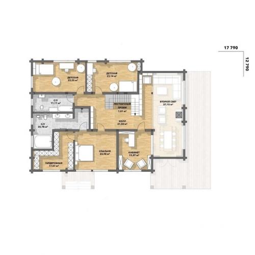 Дизайн - проект шикарного загородного дома. 02