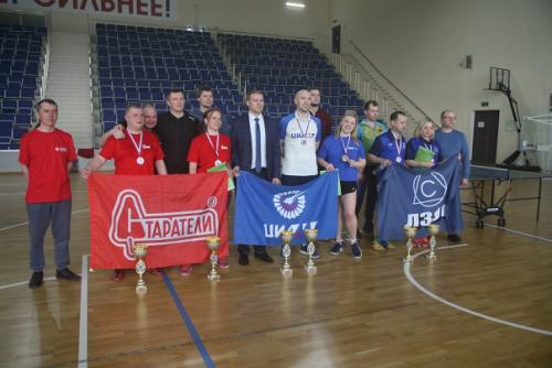 В начале апреля состоялся турнир по настольному теннису в рамках спартакиады трудовых коллективов г. Лыткарино 2022 г. 03