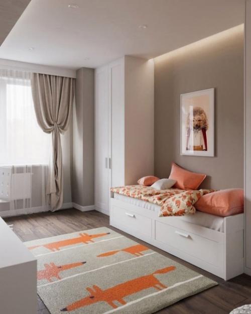 Интересная и стильная детская комната. 03