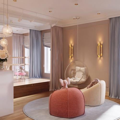 Игровая комната для двух маленьких принцесс. 03