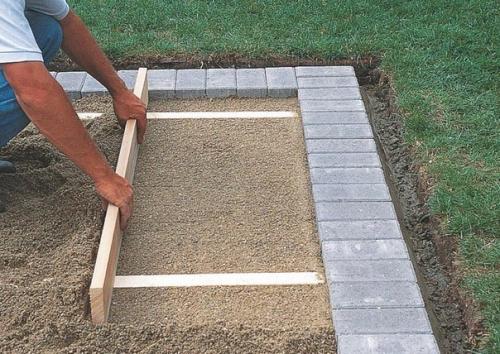 Как класть брусчатку. 01 Как класть брусчатку. 01