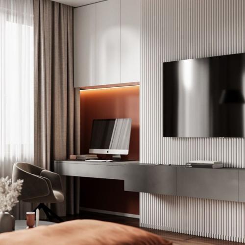 Ух какой стильный дизайн - проект квартиры. 04