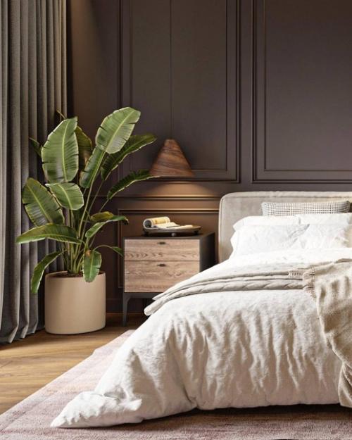 Тёплая и обволакивающая спальня Горячий Шоколад! 01