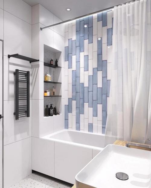 А какую ванную комнаты вы бы выбрали из этих двух? 06