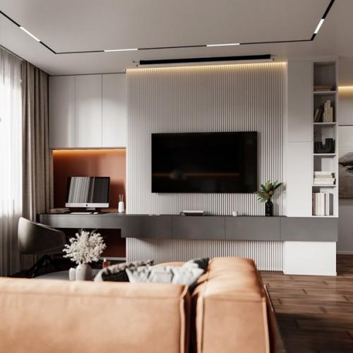 Ух какой стильный дизайн - проект квартиры. 02