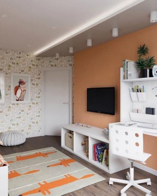 Интересная и стильная детская комната. 02