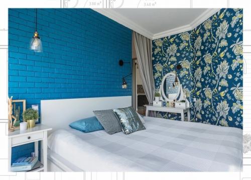 Квартира с диагональными стенами. 06