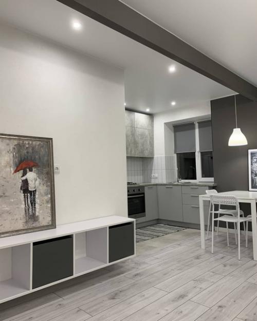 Квартира состоит из огромной кухни - студии, площадью 25 кв. 03