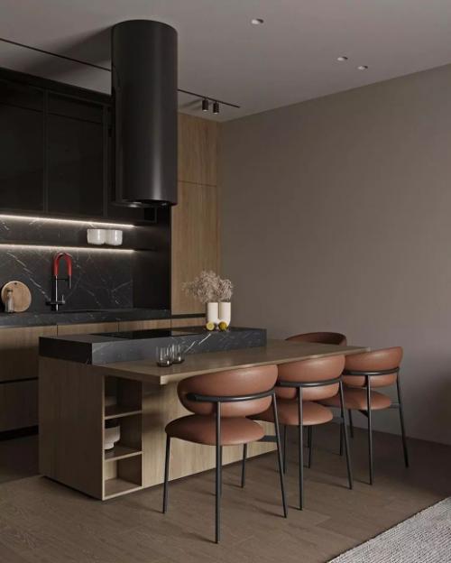 Стильный дизайн - проект квартиры с элементами лофта. 01