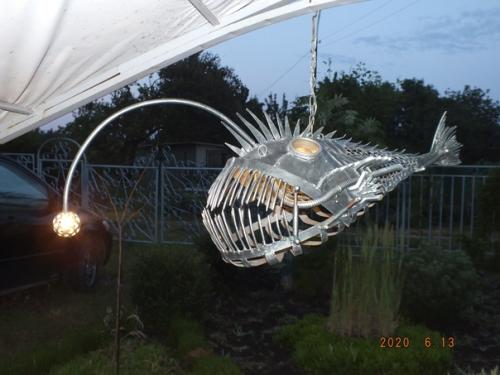 Вот такой светильник на дачу (в беседку. 03