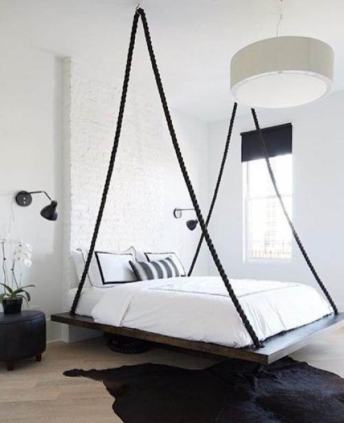 Кровать - ключевой элемент спальной комнаты, оформление которого требует особого внимания. 03