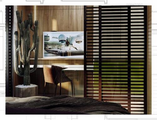 Стильная уютная квартира в Сочи, площадью 30 кв. 01