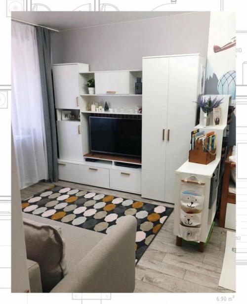 Потрясающий результат преображения маленькой однушки. 01