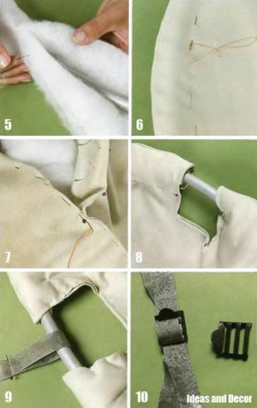 Как сделать кресло - гамак своими руками. 03