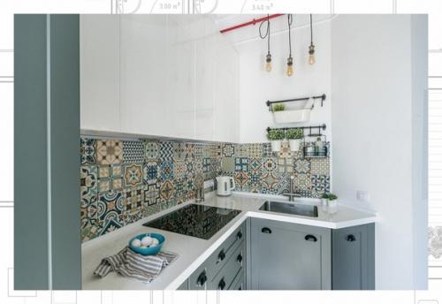 Квартира с диагональными стенами. 03