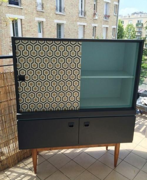 Идеи по перекрашиванию мебели середины прошлого века. 01