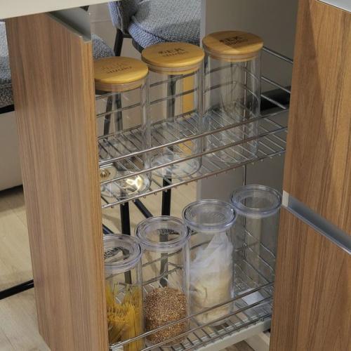 Нежная кухня для дизайнерской квартиры. 05