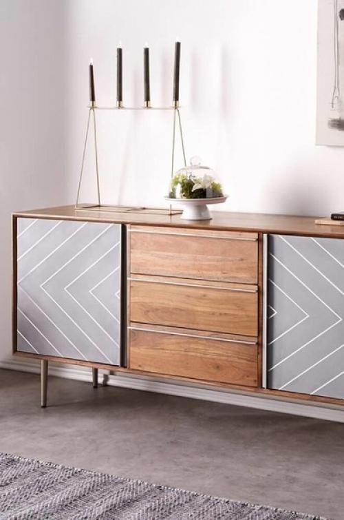 Идеи по перекрашиванию мебели середины прошлого века. 07