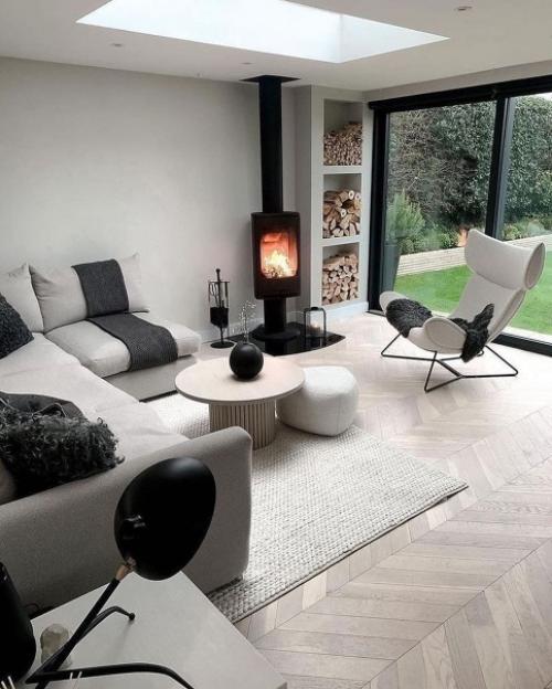 Ох какой стильный загородный дом. 01