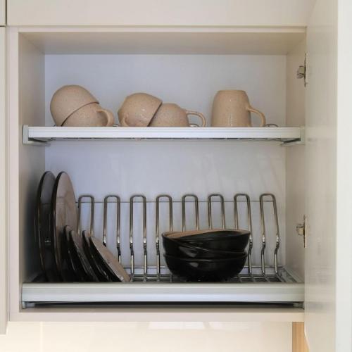 Нежная кухня для дизайнерской квартиры. 06